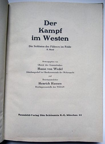 3D Book Kampf Westen 0521 7