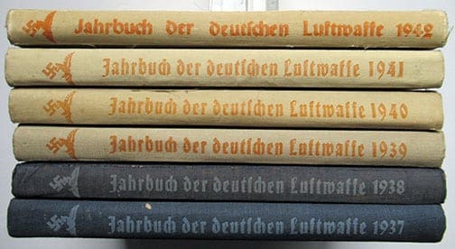 6x Jahrbuch Luftwaffe 0521 Sta 2