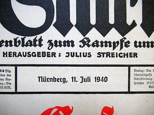 Der Stuermer 1940 0621 Sta 3