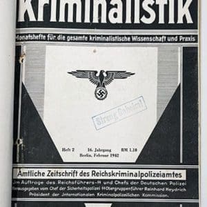 1942 bound Kriminalistik 0721 AL 3