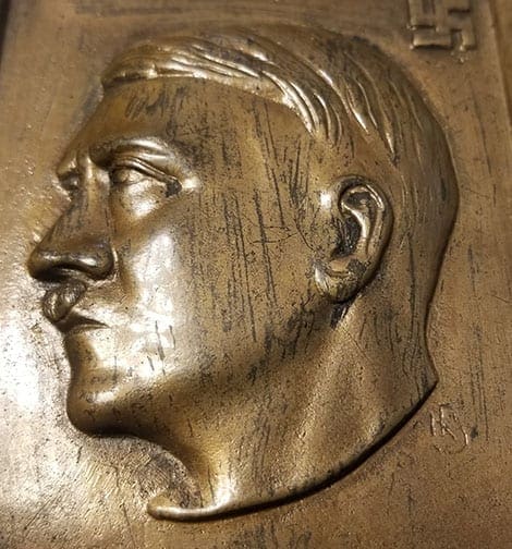 Hitler brass plaque 0721 Pi 5