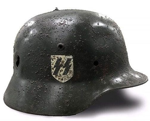 Waffen-SS M40 helmet 0721 AL 1