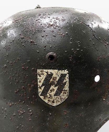 Waffen-SS M40 helmet 0721 AL 2