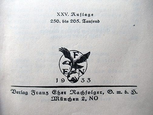 1933 Mein Kampf 25th ed 0821 Sta 5