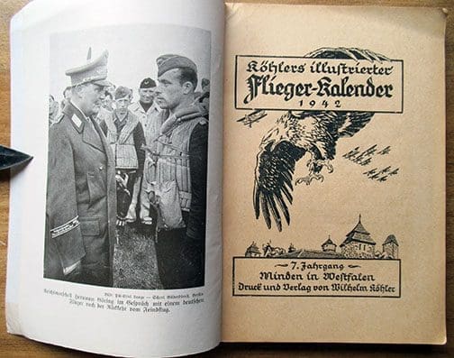 1942 Flieger Kalender 0821 Sta 2