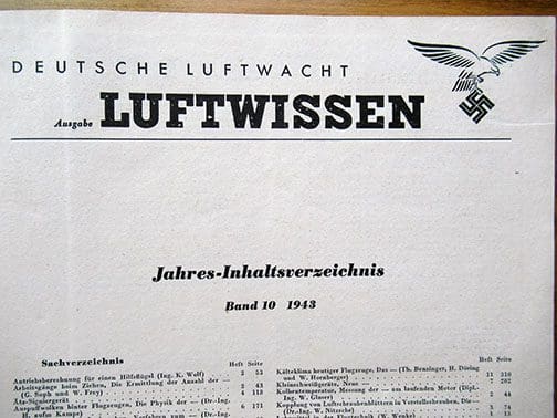 1943 bound Deutsche Luftwacht 0821 Sta 4