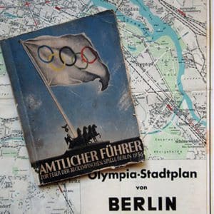 1936 Olympia guide and map 1021 Sta 1
