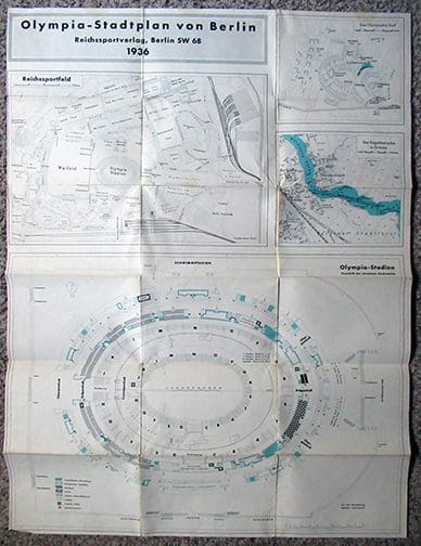 1936 Olympia guide and map 1021 Sta 6