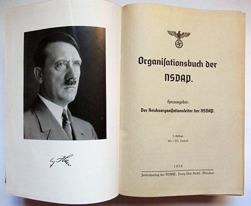 1938 Organisationsbuch NSDAP 1021 Sta 2