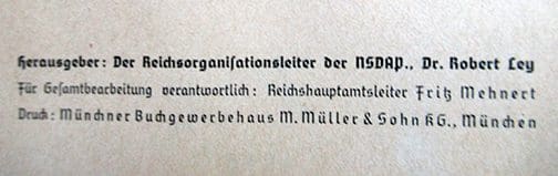 1938 Organisationsbuch NSDAP 1021 Sta 5