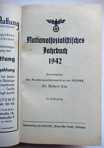 1942 Nat Soz Jahrbuch 1021 Sta 2