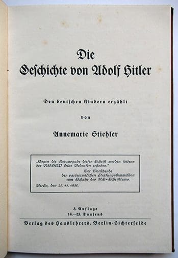 Geschichte Adolf Hitler 1021 Sta 2