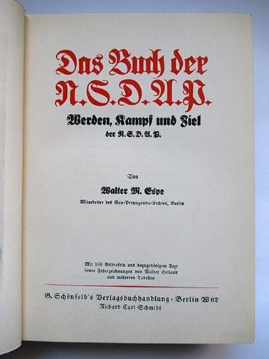 Buch der NSDAP 1121 Sta 3