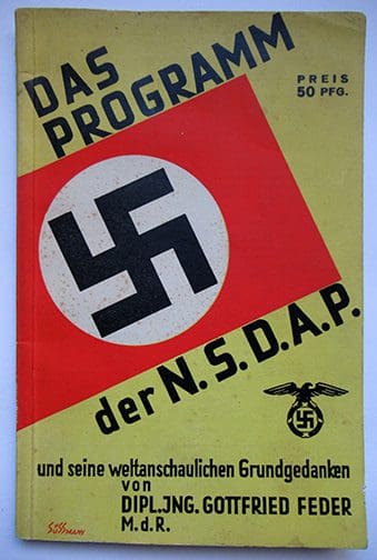 Programm NSDAP 1121 Sta 1