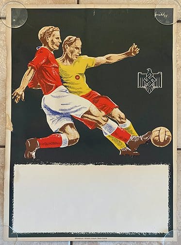 Third Reich soccer poster 2 1121 AL 1