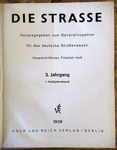 Die Strasse 1936 complete 1221 Sta 3
