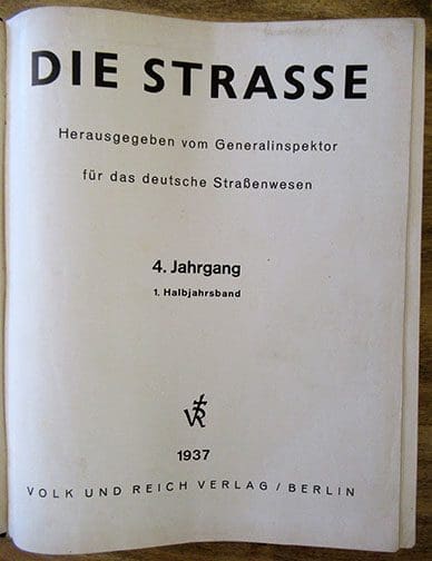 Die Strasse 1937 I 1221 Sta 3
