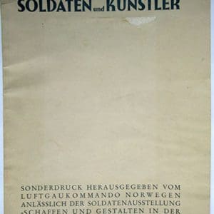 1941 Soldaten Kuenstler Oslo 0122 Sta 1