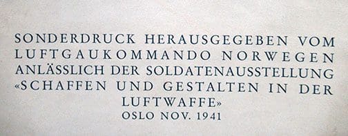 1941 Soldaten Kuenstler Oslo 0122 Sta 2