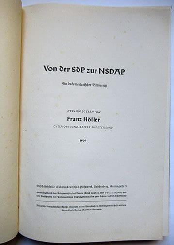 SdP zur NSDAP 0122 Sta 2