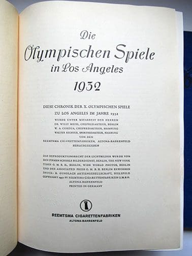 4vol 1928-36 Olympia 0322 Sta 6