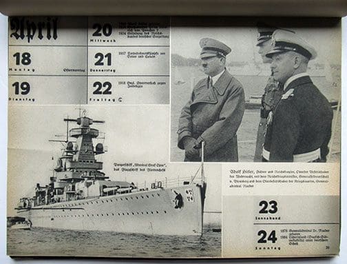 1938 Skaggerak Kalender 0422 Sta 6