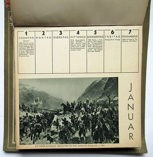1939 Wehrmacht Kalender 0422 Sta 4