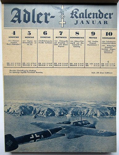 Adler Kalender 1942 0422 Sta 3