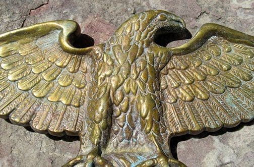 Brass Wall Eagle 0522 2