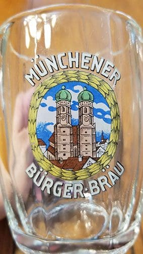 Burgerbrau beer glass II 0722 Pi 1