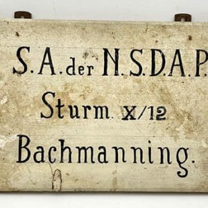 NSDAP SA sign 0722 AL 1