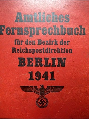 1941 phonebook Berlin 0822 Sta 2