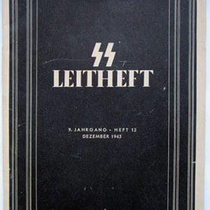 12 1943 SS Leitheft 1122 Sta 1