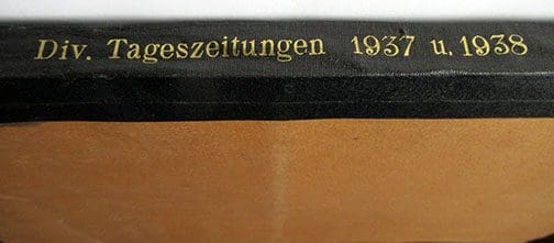 1938 bound Reichspost 1022 Sta 2