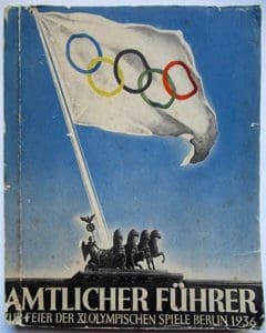 1936 Olympia guide 1222 Sta 1
