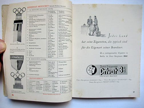 1936 Olympia guide 1222 Sta 9