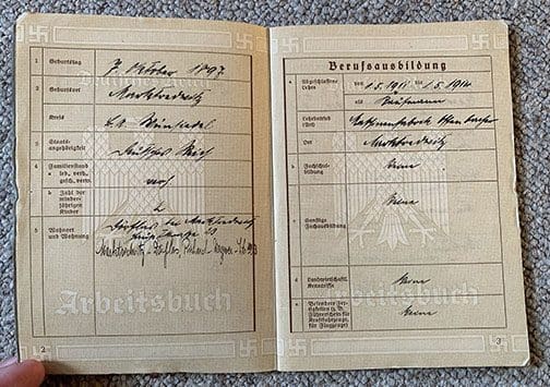 NSDAP Documents 0123 TD 13