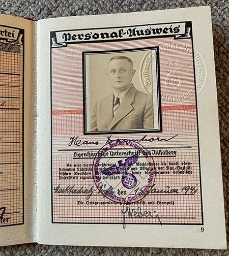 NSDAP Documents 0123 TD 5