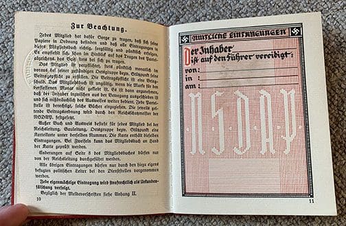 NSDAP Documents 0123 TD 6