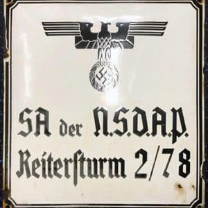 SA Reitersturm sign 0123 DW 1