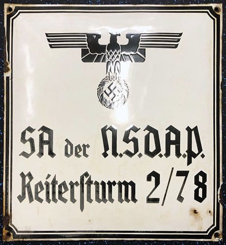 SA Reitersturm sign 0123 DW 1