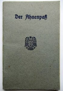 Ahnenpass VIII 0423 Sta 1