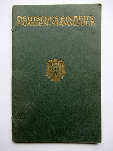 Familienstammbuch III 0423 Sta 1