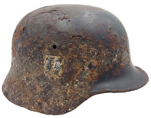 M40 Waffen SS helmet 0423 AL 1
