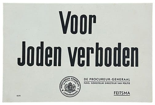 Dutch anti-Jew poster 0523 AL 1