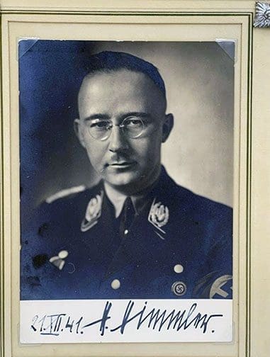 Himmler signed pc 0723 AL 9