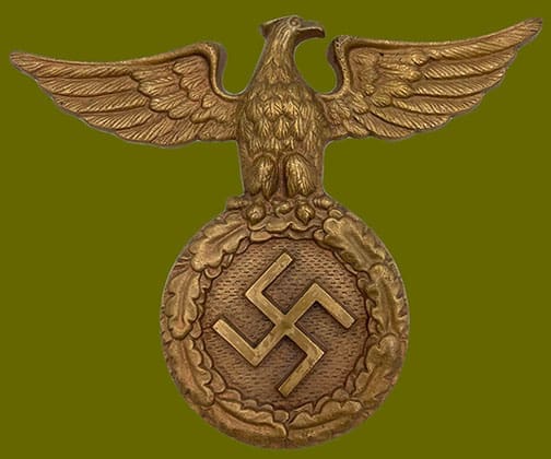 early NSDAP brass eagle 0823 AL 1
