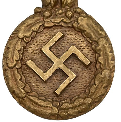 early NSDAP brass eagle 0823 AL 4