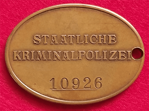 Gestapo disc 0923 DB 2