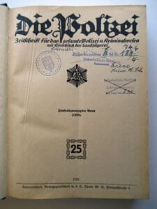 1928 bound Polizei 0524 Sta 2